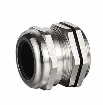 10 mm Brass Single Compression Cable Gland Size 10 mm Color Silver Surface Finished Polished Head Shape Round Material Brass - Aritva Electrical Private Limited - India