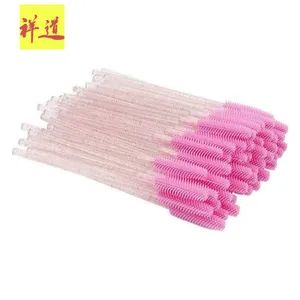 Wholesale Eyelash Extension Mascara Spoolie Cleaning Brush Disposable Nylon Handle Mascara Brushes - Jimo District Fuqi Interdental Brush Plastic Products Factory - China