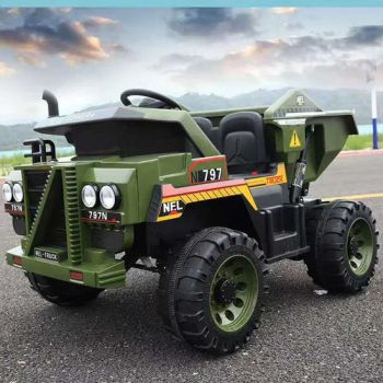 Full Scale Cool Trendy Style Children's Electric Four Wheel Dual Drive off Road Vehicle Kids Toy Car - Good Seller Co., Ltd - China
