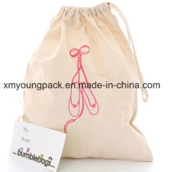 Promotional Custom Printed Plain Calico Travel Shoe Storage Dust Packing Bag Large 100% Natural Organic Cotton Canvas Drawstring Wash Laundry Bags - Xiamen Youngpack Imp. and Exp. Co., Ltd. - China