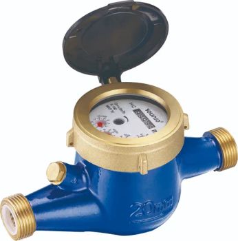 MID Approval - R160 Semi-Dry Cold Water Meter Brass Body Water Meter - Wenling Younio Water Meter Co., Ltd. - China