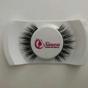 False Eyelashes Handmade Natural Mink Fur Eyelashes Soft Eye Lash - Juancheng Simon Eyelash Co., Ltd. - China