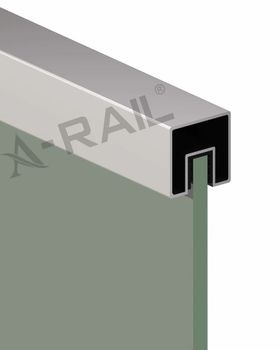 Balcony Silver A-rail Handrails Color Silver Position Balcony Material Aluminium Top Shape Round 50mm Top Size 40*40, - A-Rail Industries - India