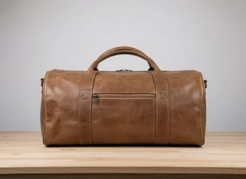 Artisan Handcrafted Full-Grain Soft Cowhide Leather Duffel – Premium 22" Elite Weekender Travel Bag - Wasif Global Fashion - Bangladesh
