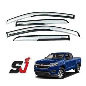 Best Selling Custom PMMA Black Side Vent Car Parts Accessories Window Rain Guard Sun Visor for 2012-2017 Colorado - Guangzhou SHENJIAN Car Accessories Co., Ltd. - China