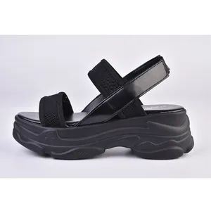 Women Solid Color Slippers Summer Sandals Women Sandals Wedge Sandals for Women - Xiamen Mango Fashion Shoes Trade Co., Ltd - China