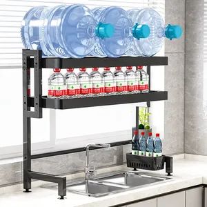 Adjustable 1/2-Tier Stainless Steel Dish Drying Rack Large Kitchen Sink Shelf Over The Counter Standing Type - Tianjin Okay International Trade Co., Ltd. - China