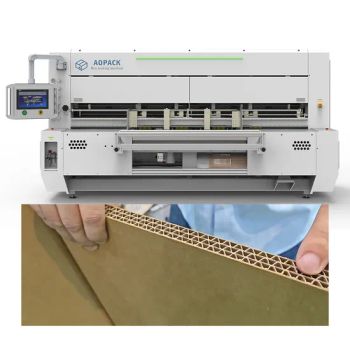Aopack Fully-Automatic Heavy Duty Corrugated Cardboard Boxes Production Machine with-Glue-Flap-Crush - Aopack Ltd. - China