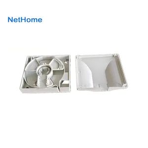 Indoor 2fo ABS Plastic Fiber Optic Faceplate Origin China IP Rating IP67 Logo Customized Fiber Ports 1-2 Trademark - Shenzhen NetHome Technology Co.,Ltd - China
