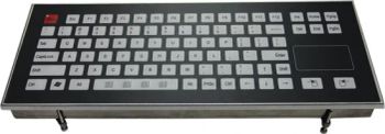 17" Industrial Keyboard with Touchpad Self-Lock Key IP65 Waterproof & Dustproof Industrial Membrane Keyboards - Shanghai Panelmate Electronics Co., Ltd. - China