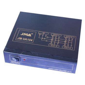 Audio Video Splitter Video Input Count 2 Video Output Count 4 Power Consumption 3w Audio Input Channels 2 Dimensions - Integral Computer System - India