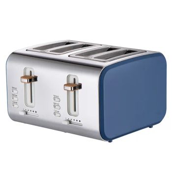 Home Use Wholesale Price Commercial Smart 4 Slice Stainless Steel Electric Grilled Retro Toasters Bread Toaster - Hangzhou Happyfull Import & Export Co., Ltd. - China