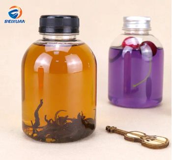 Plastic Packaging Hot Sale 500ml Clear Pet Tube Bottle Jar with Plastic Tamper Proof Cap - Ningbo Beixuan International Trading Co., Ltd. - China