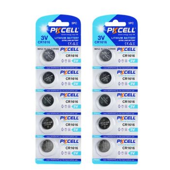 Pkcell 3V Lithium Ion Button Cell Cr1616 Battery for Car Keys - Shenzhen Pkcell Battery Co., Ltd - China