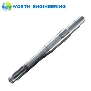 Hebei Alloy Steel Spine Shaft Supplier Hot Forging with CNC Machining for Agriculture Machinery - Baoding Worth Engineering Technology Co., Ltd. - China
