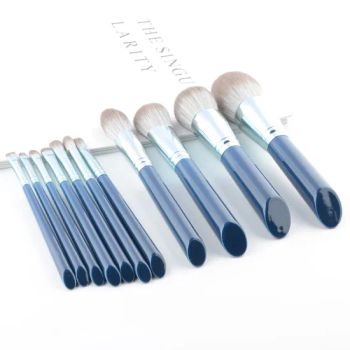 Professional 11PCS Blue Makeup Brushes Make up Brush Tools Kit Foundation Set Powder Blushes - Shenzhen MyColor Cosmetics Co., Ltd. - China