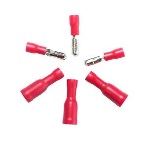 Bullet Insulated Connector Brass PVC Male and Socket Terminals Crimp Insulated Electrical Terminal - Wuhan Harvest Electrical Engineering Co., Ltd. - China