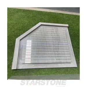 Project Hotel Apartments Bathroom Floor Usage Marble Slab Shower Room Base Shower Rooms Accessories - Stone (Quanzhou) Supply Chain Co., Ltd. - China