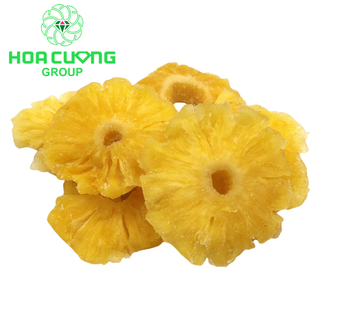 Dried Pineapple Texture Chewy Form Dried Slices Shelf Life 12 Months Place of Origin Viet Nam Flavor Sweet With Tangy Flavor - HOA CUONG AGRICULTURAL JSC  - Vietnam