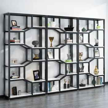 Customized Storage Cabinet Wall Shelves Library Book Shelf Bookcases for Living Home - Foshan Liyu Furniture Co., Ltd. - China