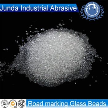Glass Bead Blasting Media Premium Cleaning Sand Blasting Media Glass Beads for Road Marking Paint Highway Traffic Paint - Jinan Junda Industrial Technology Co., Ltd. - China