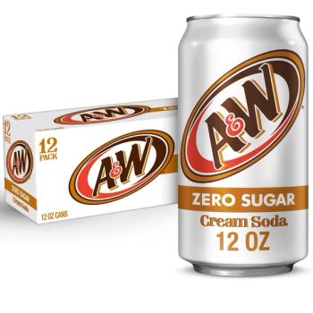 A&W CREAM SODA ZERO SUGAR CN, 12OZ/12PKX2 from A&A FOOD DISTRIBUTORS A&W CREAM SODA ZERO SUGAR CN, 12OZ/12PKX2 - A&A FOOD DISTRIBUTORS - United States