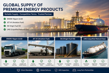 EN590 10ppm ULSD / Jet A1 / D6 / LNG – Contract Supply - HarborGate Energy LLC - United States