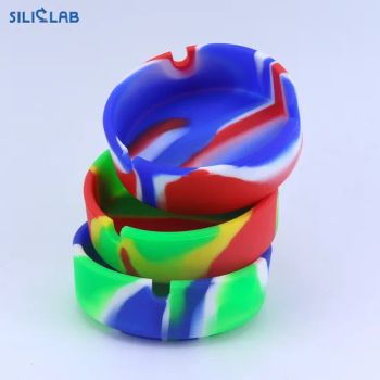 Siliclab Brand Ashtray Custom Logo Round Silicone Ashtray Smoking Tobacco Cigarette Accessories - Shenzhen Siliclab Technology Co., Ltd. - China