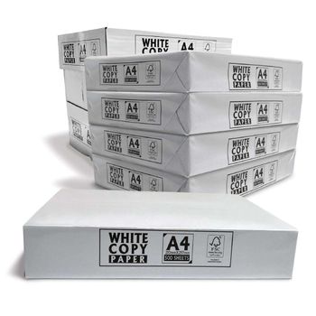 Factory Direct A4 Copy Paper 100 Sheets Pack Ultra White Smooth Paper for Laser Inkjet Printers Office Documents Writing Work 80 - AGRONOVA - United States