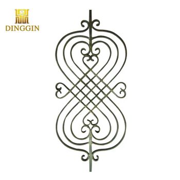 Wrought Iron Ornaments/Wrought Iron Railing Parts Origin Hebei Size Customzied Model NO. 60271 HS Code 83062990 Trademark - DINGGIN HARDWARE(DALIAN) CO., LTD. - China