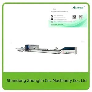 Window and Door Making Machinery CNC Double Heads Precision Cutting Mitre Saw Aluminium - Shandong Zhonglin Cnc Machinery Co., Ltd - China