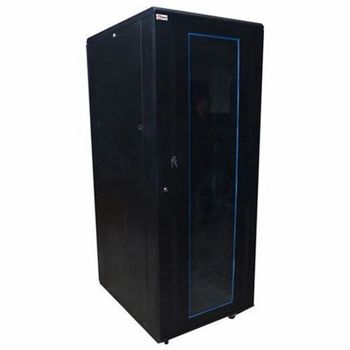 32U Floor Standing Networking Rack Height 32U Color Black Width 1000mm Brand R Tech Material Mild Steel Cable Management Vertical Cable - Shree Shyam Digital Solutions - India