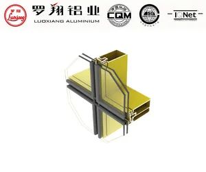 Customized Building Material Aluminum Extrusion Insulation Curtain Wall Profile - Luoxiang Aluminium Co., Ltd. - China