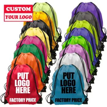 Wholesale Promotional Gift RPET Gym Bags Custom Printed Waterproof Sling Sports Backpacks - GOOD IDEA PROMOTION LIMITED - China