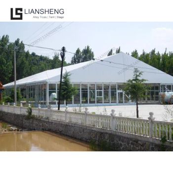 Rolling and Knurling Machine for Aluminum Profile House Roof Cover Structure ABS Hard Wall Plygon Tent Event Tents - Suzhou Liansheng Aluminum Industry Co., Ltd. - China