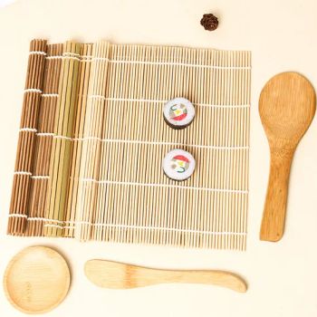 Sushi Mold Set. Bamboo Sushi Roller Blinds. Sushi Knife Vinegar Dish Rice Spatula. a Complete Set of Sushi Making Tools - Yunnan Hanyang Bamboo Crafts Co., Ltd. - China