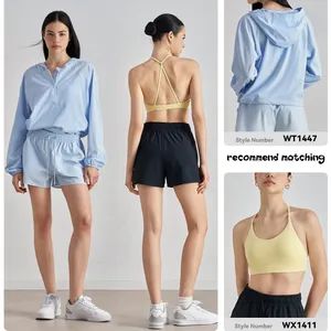 Stylish Comfortable Woman Yoga Gym Fitness Set Soft Breathable Casual Leisure Sports Wear Street Fashion Athleisure Clothes - Dongguan Ume Trade Co., Ltd. - China