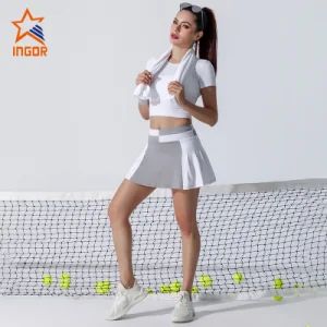 Ingorsports Women Sports Fitness Clothing Tennis Wear Casual Sport Wear Workout Set Women Gym Yoga Sports Wear - Guangzhou Ingor Sportswear Co., Ltd. - China