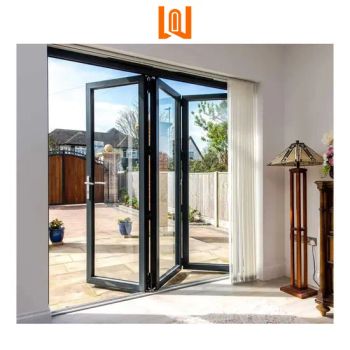 Wanjla Patio Aluminum Laminated Glass Exterior Bifold Accordion Folding Doors - Foshan Wanjia Window and Door Co., Ltd. - China