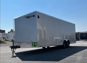 Enclosed Trailers / Enclosed Car Hauler 2026 24ft. Hero w/Heavy Duty Ramp Door & Aluminum Wheels 0941 - senesie mfg llc - United States