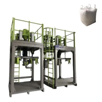 Semi Automated Metering Systems 1000kg 2000kg Big Bag Grain Fertilizer Packaging Line - Tianjin Peaks Co., Ltd. - China