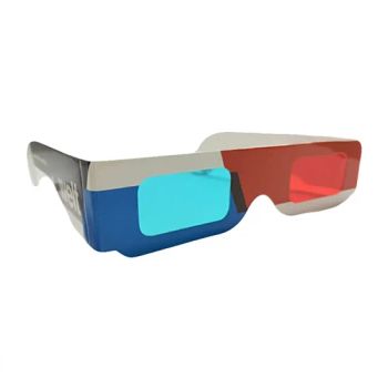 Custom Cinema Red Cyan Disposable Cardboard 3D Paper Glasses - Guangzhou Mangou Arts and Crafts Co., Ltd. - China