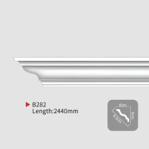 Lightweight Easy Install Polyurethane Painted Interior Mouldings for Home Decoration - Guangzhou Everwall Co., Ltd - China