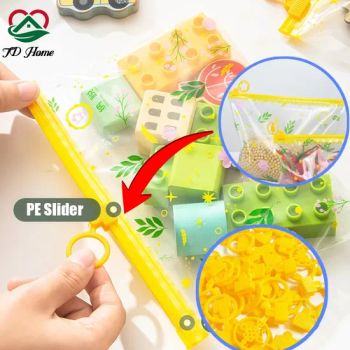 High Quality Colored White PE Plastic Circular Zip Zipper Slider Head Slider Zipper Puller - Qingdao Tongda Home Products Co.,Ltd - China