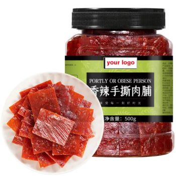 Original Cut Pork Jerky 500g High-Protein Low-Fat Spicy and Fragrant Meat Ready-to-Eat Snacks - Lidaming (Xiamen) Technology Co., Ltd - China