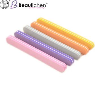 Beautichen Colorful Sponge Nail Files with Central White Line – Durable and Washable Nail Buffers for Smoothing, Polishing & Dead Skin Removal - NINGBO XICHEN IMPORT AND EXPORT CO., LTD. - China