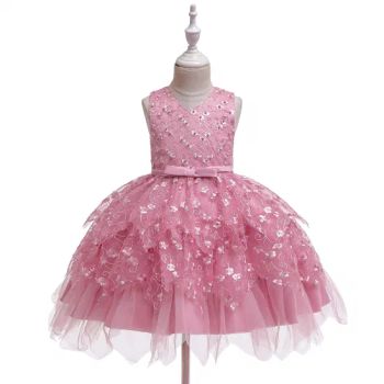 Toddler Baby Girls Flower Dress Formal Pageant Party Tutu Gown Dresses Esg13538 - Ningbo Easyget Co., Ltd. - China