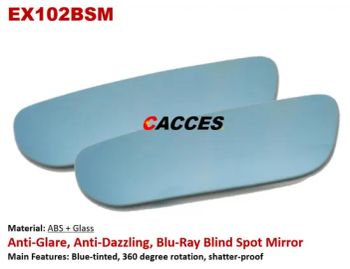 Square/Rectangle/Round Car Rear Blu-Ray Blind Spot Mirror,HD 360 Degree Rotate Design, Auto Side Mirror Wide Angle Mirrors Safety Convex Mirror for All Vehicles - NINGBO CONFIDENCE CAR ACCESSORY LTD. - China