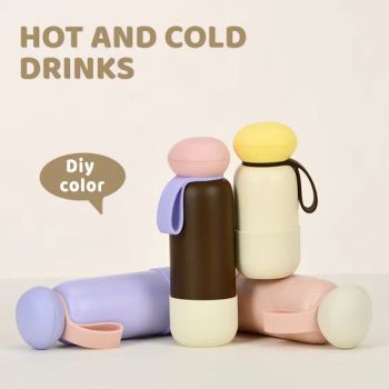 Custom 25oz Leak Proof Stainless Steel Vacuum Bottle with Silicone Base Handle BPA Free Double Wall Flask for Hiking Gym - Sichuan Feimeng Network Technology Co., Ltd. - China