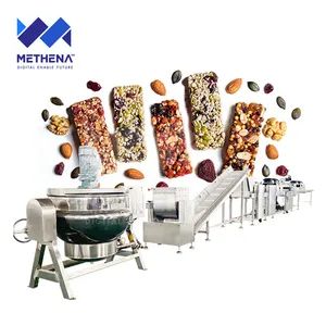 Mtn Automatic Granola Candy Bar Nut Mold Machine Date Energy Bar Make Machine Snack Bar Cut Machine - Henan Methena Intelligent Technology Co., Ltd - China